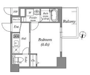 Cion KOBE Bayside【9階】の間取り