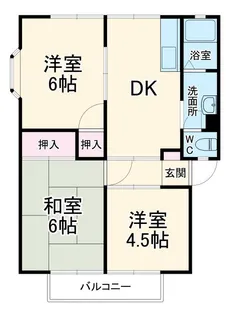 ファーストライフ板戸II【1階】の間取り