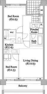プライムメゾン武蔵野の杜【3階】の間取り
