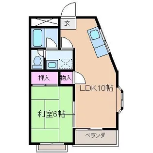 オレンジヒルズ【2階】の間取り