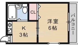トマトハイツ【1階】の間取り