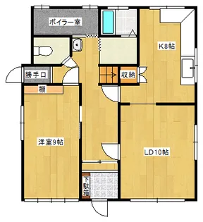 北海道岩見沢市美園一条5【一戸建】の間取り