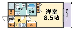 セレニテ甲子園II【7階】の間取り