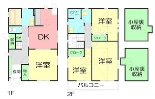 神奈川県秦野市堀西【一戸建】の間取り