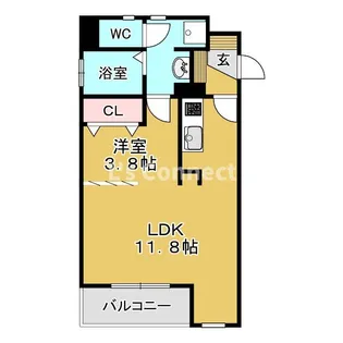 レムナント晩翠【7階】の間取り