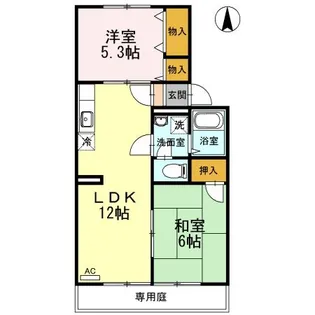 オレンジハウス A棟【1階】の間取り