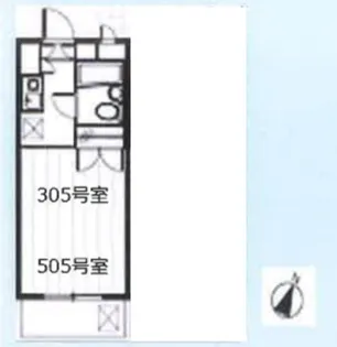 アートイン八王子【5階】の間取り