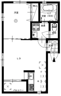 REVE有福【3階】の間取り