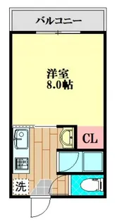 光ハイツA【2階】の間取り