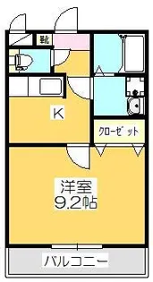 マリベール山北【2階】の間取り