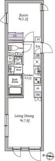 東京都中野区大和町1【マンション】の間取り