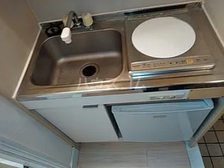 ローズアパートB棟F13B【1階】のキッチン