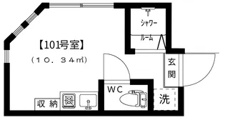 森テラス【1階】の間取り