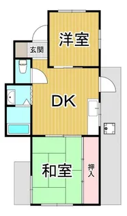 パークハイツ【1階】の間取り