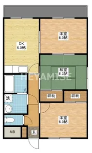 ルネス・トウワ【7階】の間取り