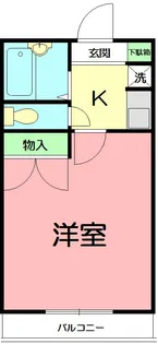 レジデンスジュネス【2階】の間取り