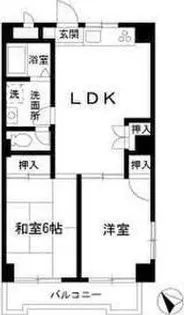 チェリーコート岡野【4階】の間取り