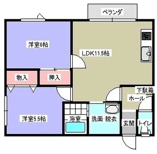 ファイン21【2階】の間取り