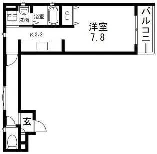 アン・リラ【1階】の間取り