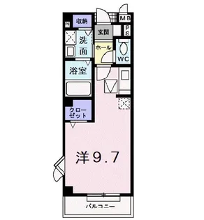 リフレ東百舌鳥A棟【1階】の間取り