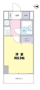 ライオンズマンション本厚木第3【6階】の間取り
