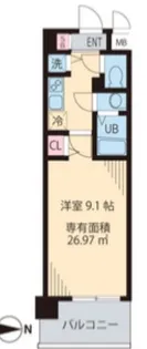 グラン リジエール【4階】の間取り