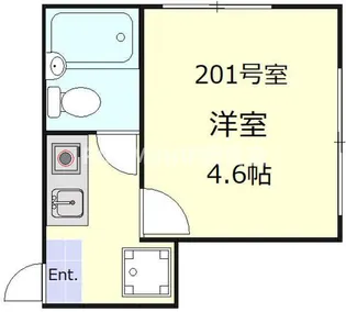 東京都豊島区千早1【アパート】の間取り