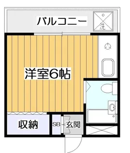 東京都小金井市本町5【アパート】の間取り