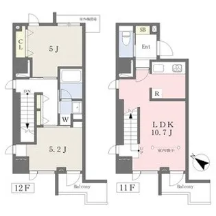 Comfort山王(コンフォート)【11階】の間取り