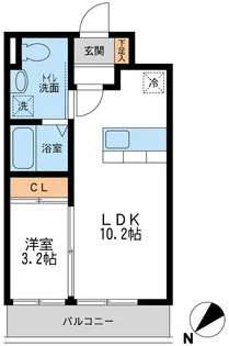 ジェイエムエフレジデンス新横浜【9階】の間取り