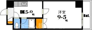 房尾本店1丁目ビル【5階】の間取り