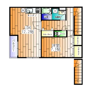 リブリ・長尾【2階】の間取り