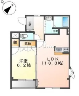 セレニティー【2階】の間取り