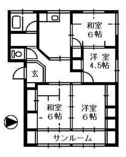 第2コーポユーカリ【1階】の間取り