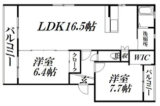 静岡県浜松市中央区小豆餅1【マンション】の間取り