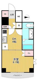 東京都豊島区要町1【マンション】の間取り