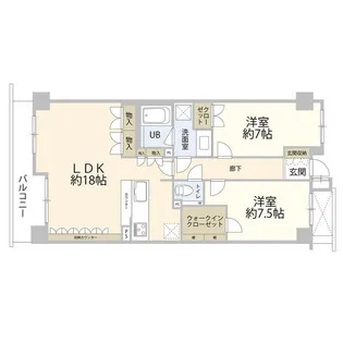 コスモ池田山公園(0005298)【3階】の間取り