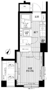 メインステージ護国寺II【8階】の間取り