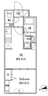 プライマル大塚【1階】の間取り