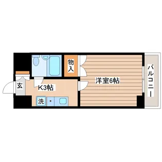 グレイスハイツ長町【5階】の間取り