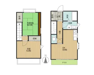 t-net シルキーガーデン【2階】の間取り