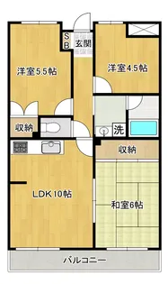 埼玉県さいたま市南区白幡6【マンション】の間取り