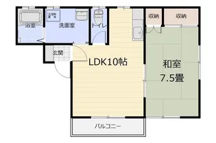 セティールヒヨリ【2階】の間取り