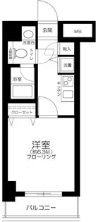 パレステュディオ御茶ノ水駿河台参番館【6階】の間取り