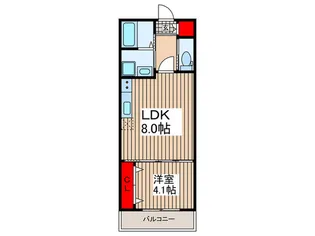 Leben浦和美園【2階】の間取り