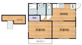 Gハウス【2階】の間取り