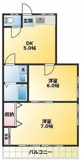 春月ビル(シュンゲツビル)【2階】の間取り