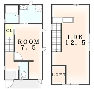 徳島県阿南市富岡町トノ町【一戸建】の間取り