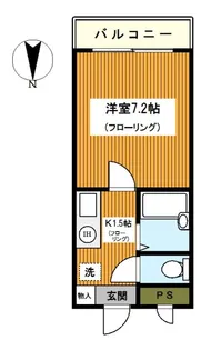 メゾン・ウィスタリアIII【3階】の間取り