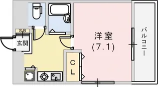 ハーバーステージ神戸【5階】の間取り